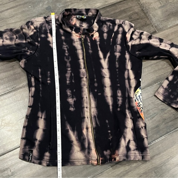 Citron Santa Monica Ginger Jar and Koi Fish Full-Zip Jacket - Size Medium - Picture 11 of 12